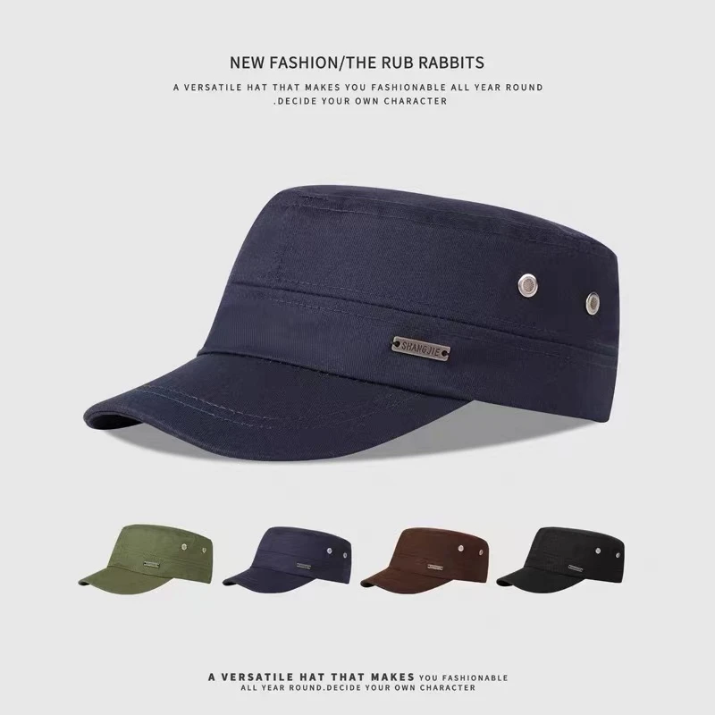 帽子男士春夏季户外平顶帽休闲户外运动韩版潮鸭舌帽女遮阳太阳帽