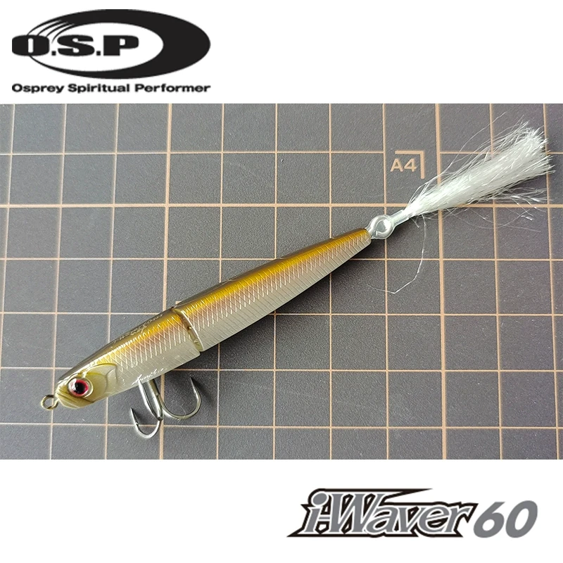 【洋葱路亚】日本O.S.P osp iwaver60超缓沉多节饵路亚饵louder50