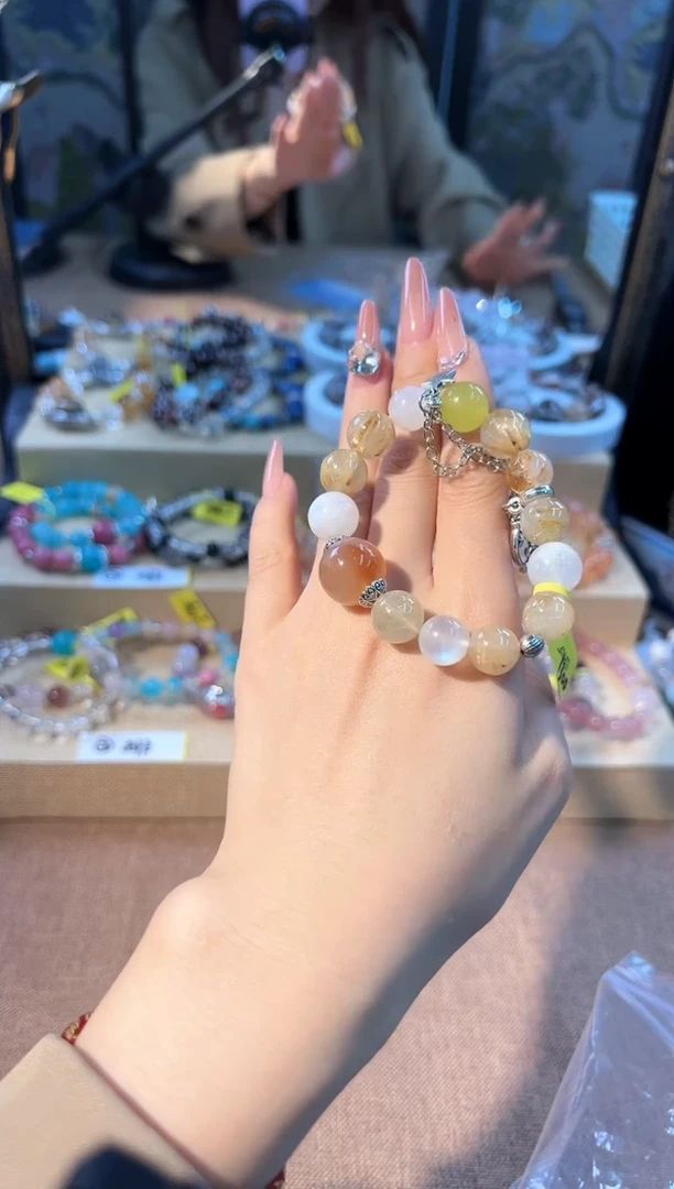 【闪购商品】烟晶手链银S925镶嵌   202411021300