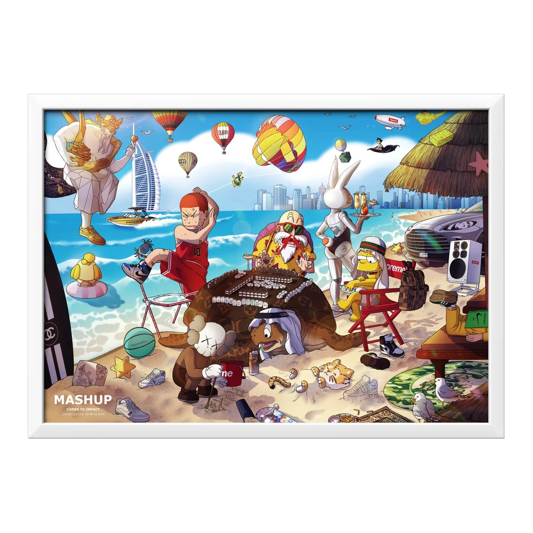 Darren Zhou《日进斗金3.0迪拜偷心》限999艺术版画