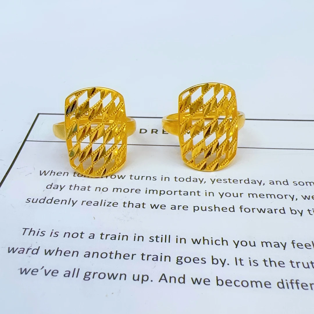 铜合金戒指 新款戒指女款气质时尚百搭复古