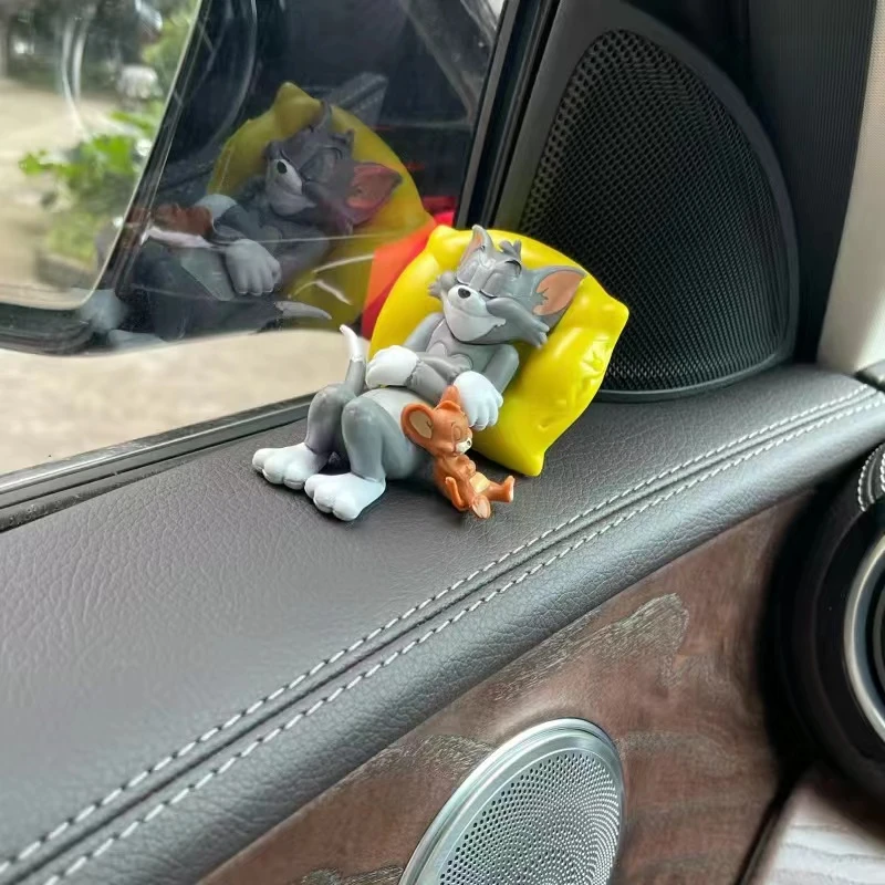 猫和老鼠内饰车饰品汽车公仔车饰手办好朋友汤姆和杰瑞车载摆件品