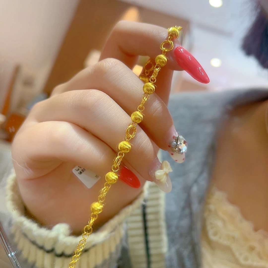 宝裕华足金999 5G 黄金猫眼手链