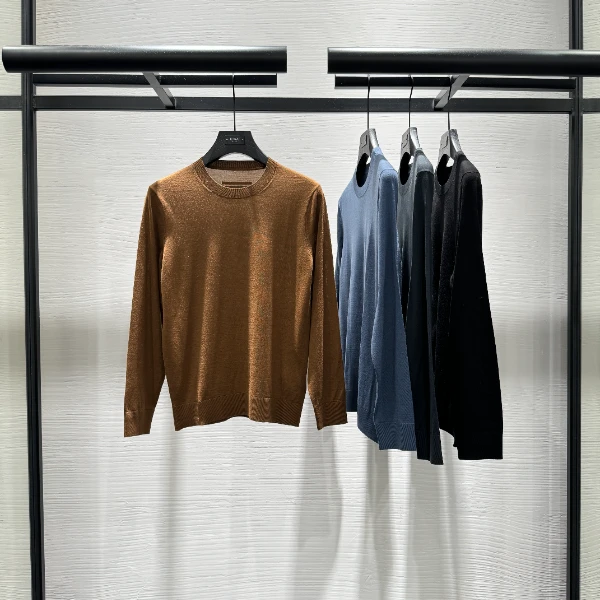 高级男装 秋冬新品24s休闲绵羊毛毛衣简约男款运动百搭时尚 0336