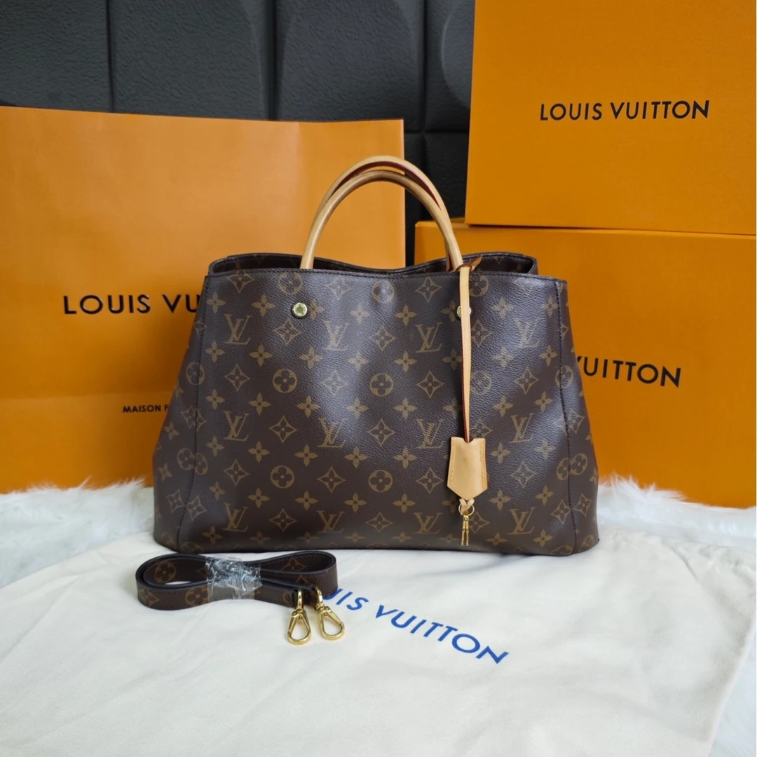 95新 LouisVuitton/路易威登 16年/路易威登 LV 老花蒙田