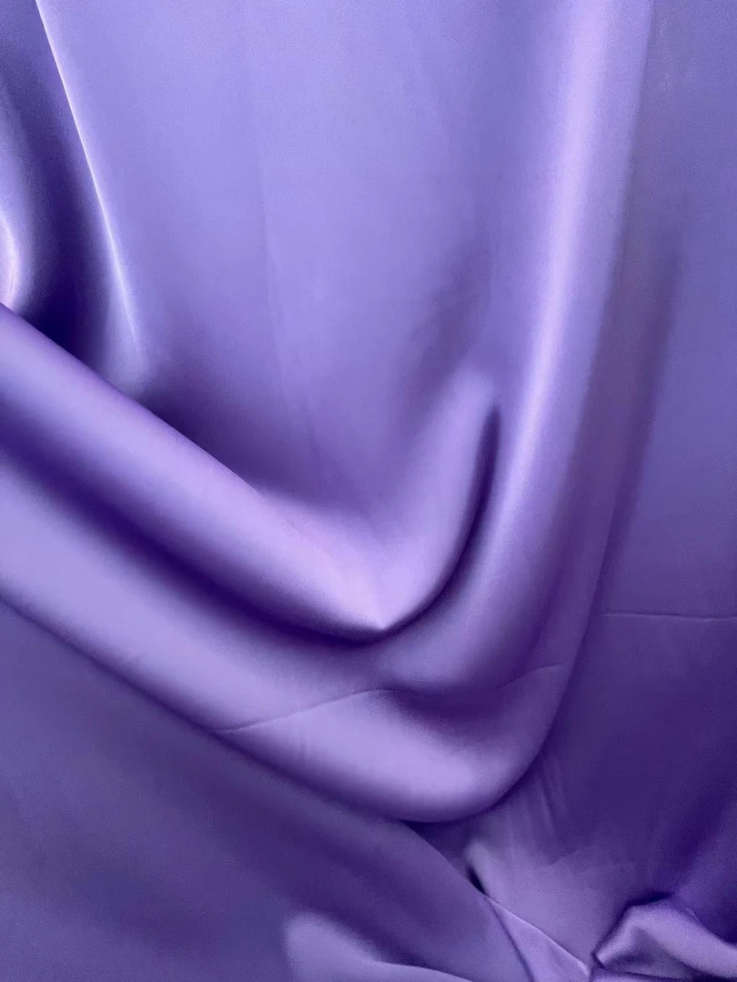 纯色双面醋酸段女装连衣裙旗袍高级重磅抗皱光泽垂顺服装面料