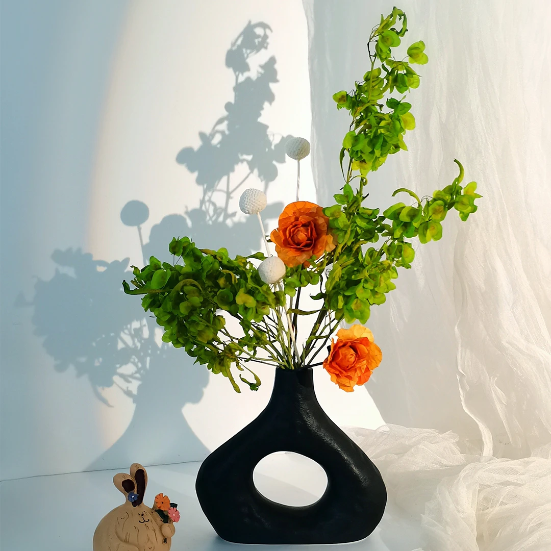 果绿色迎客豆真花永生花摆件（新品）