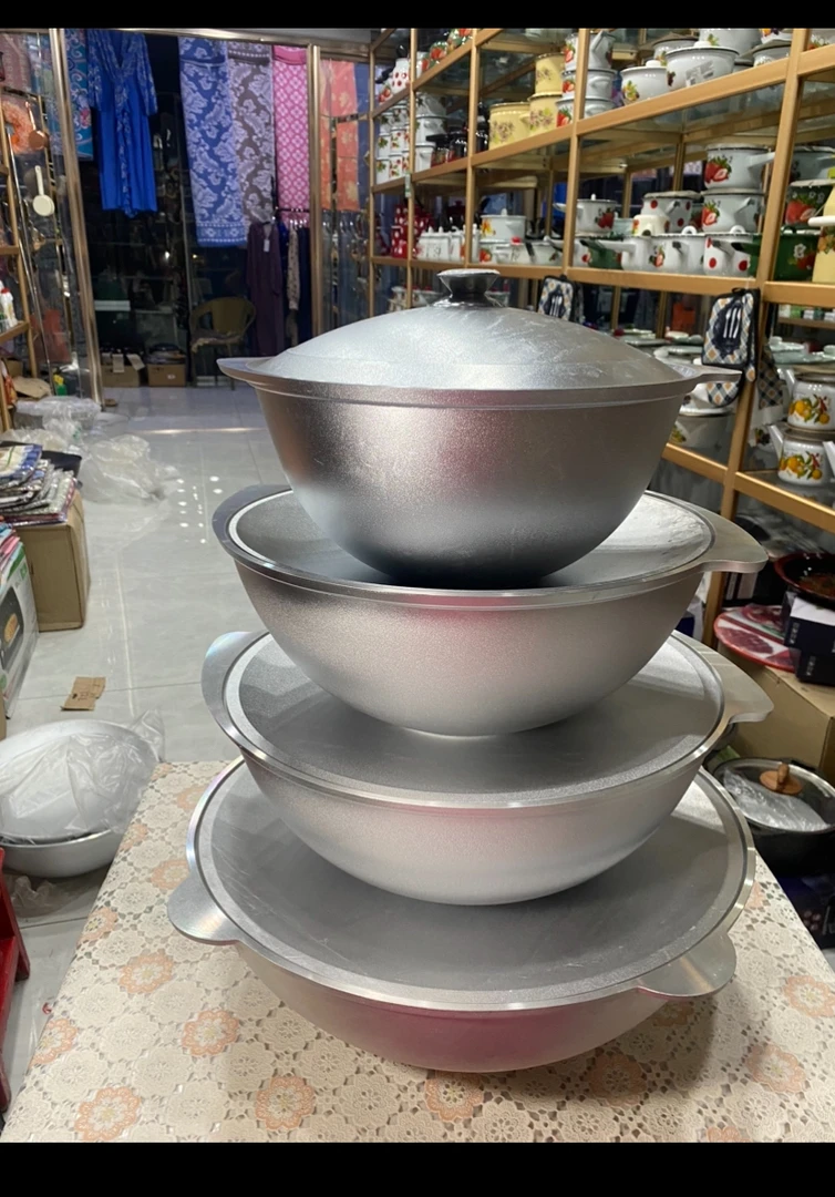 抓饭锅俄罗斯进口Kukmara7、9、12、15升四耳家用不粘锅加厚炖锅铝锅