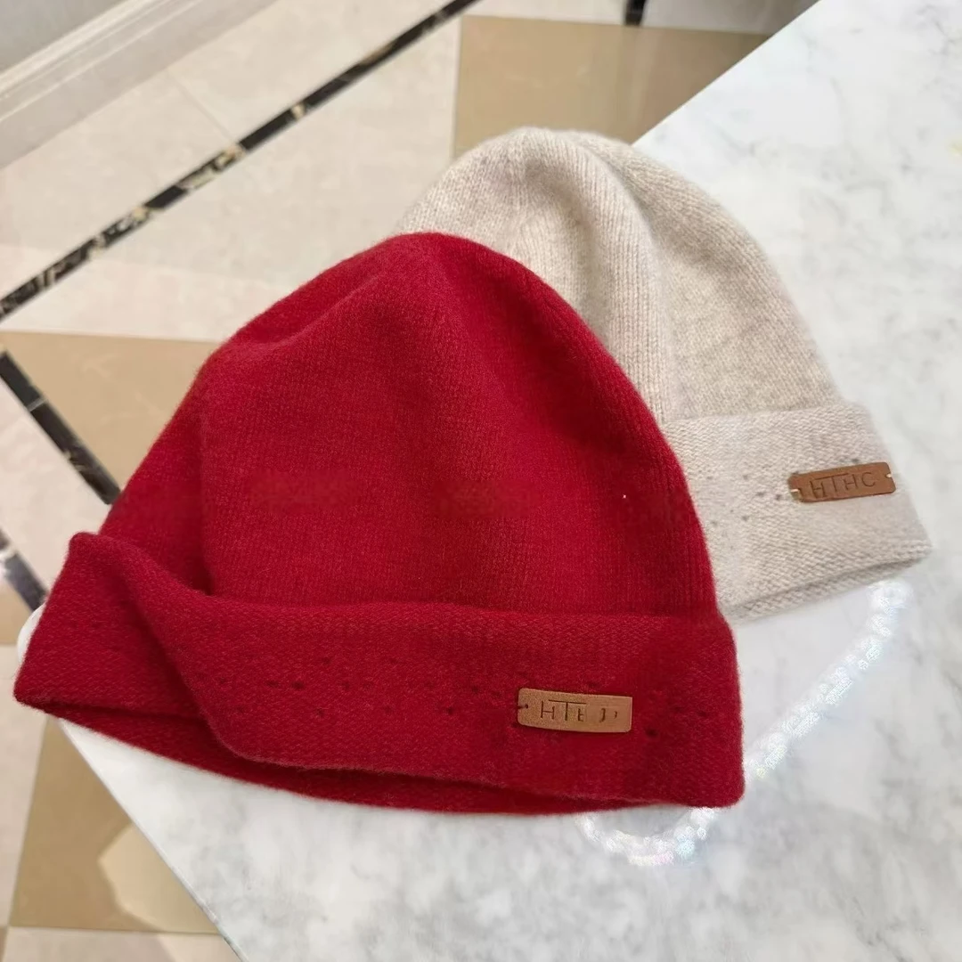 100纯羊毛松弛感堆堆帽秋冬款高弹力软糯针织保暖冷帽男女