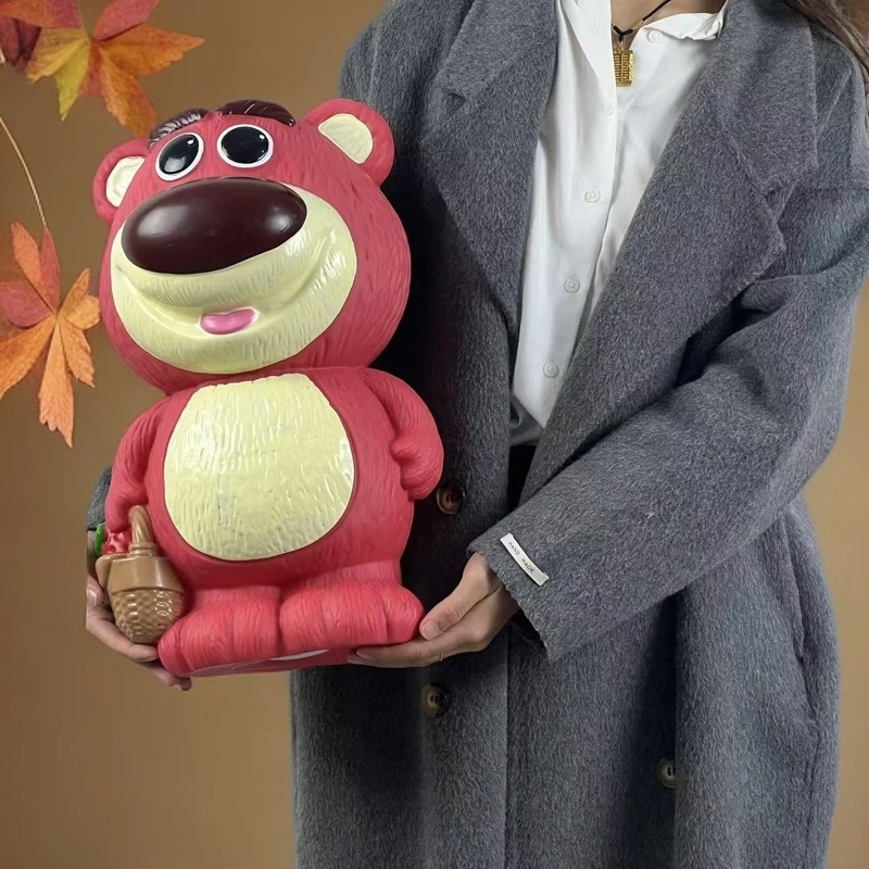 45CM提包草莓熊潮玩摆件家居客厅桌面卧室装饰品摆件