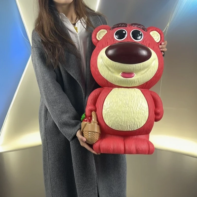 65CM提包草莓熊潮玩摆件家居客厅桌面卧室装饰品摆件