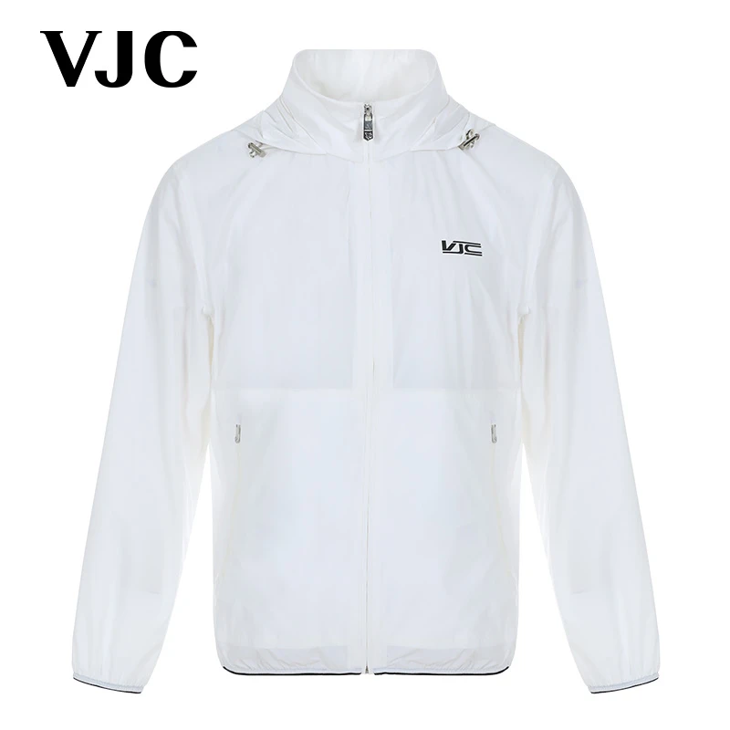 VJC/威杰思2025夏新款男装时尚梭织外套立领印花休闲衫B24AF1609