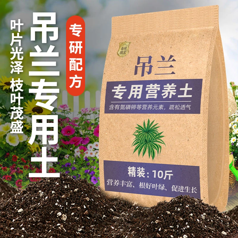 吊兰专用土营养土养花专用通用种养金边吊兰的土壤泥土种植土肥料