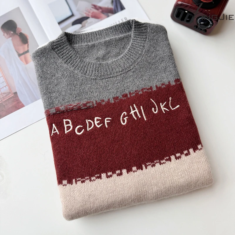 B967长袖上衣针织毛衣上衣女