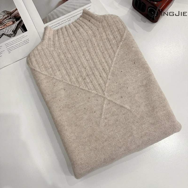 B1908长袖上衣针织毛衣上衣女