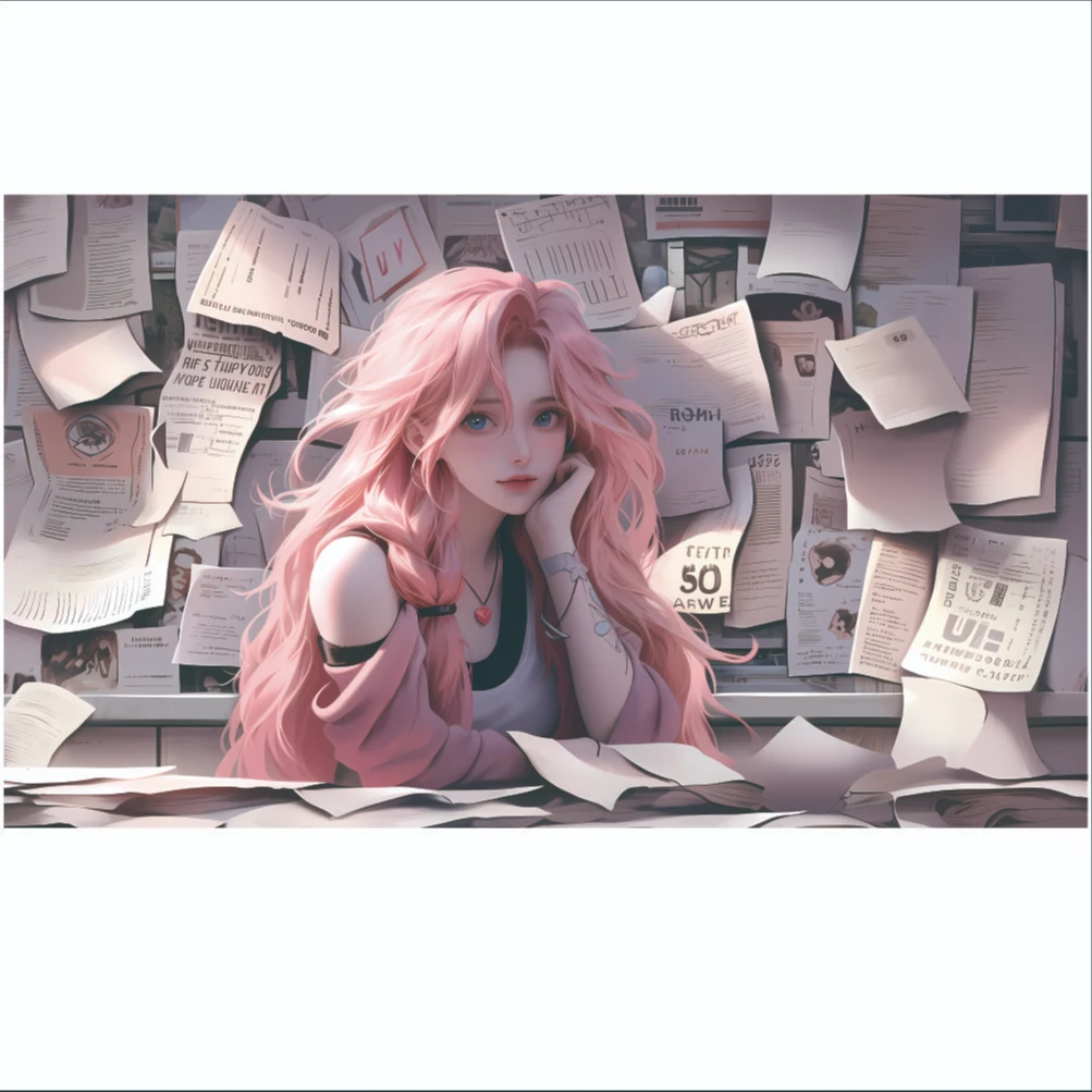 萨勒芬妮40*80PVC现代装饰画