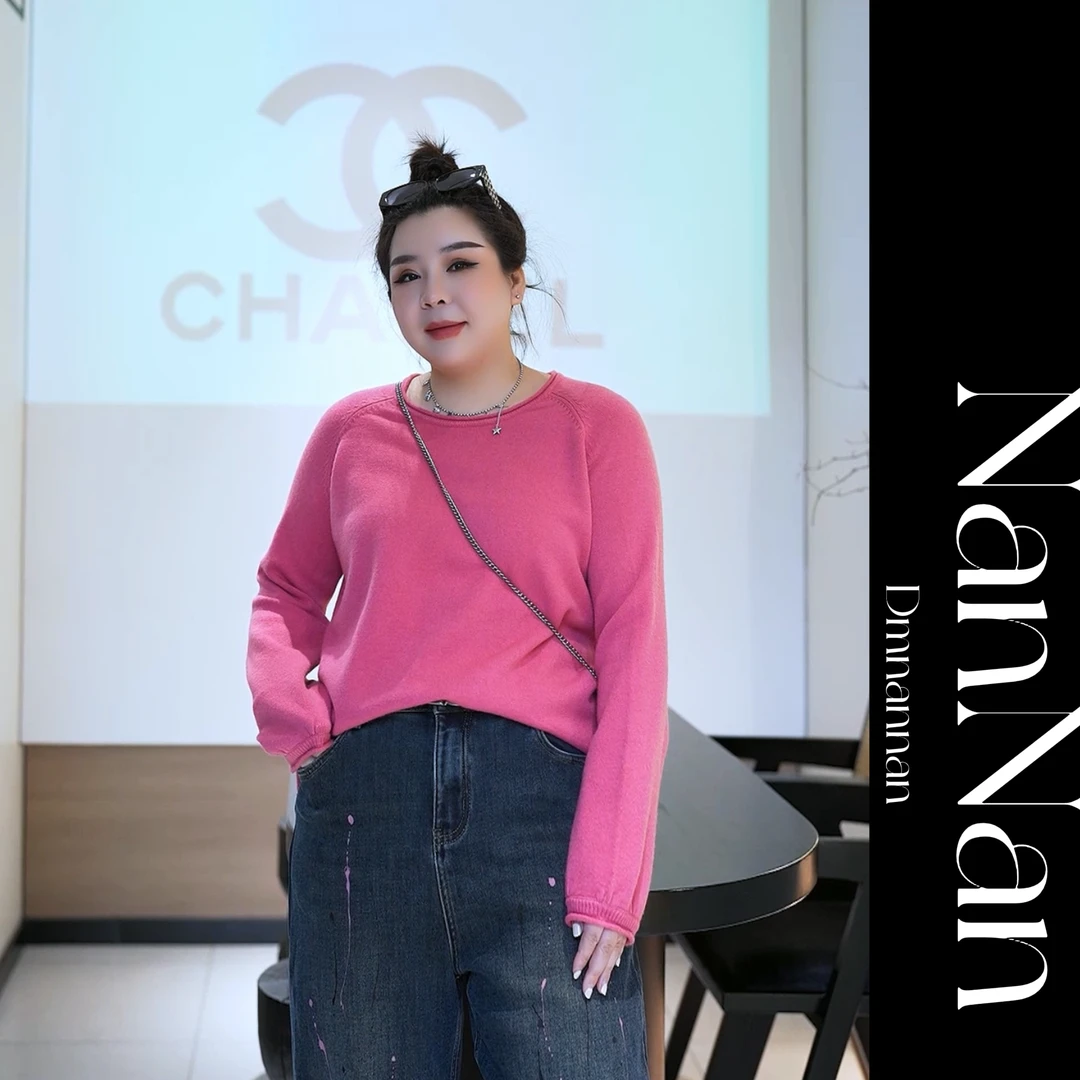 【楠楠推荐】圆领定制版糖果针织毛衣B8205