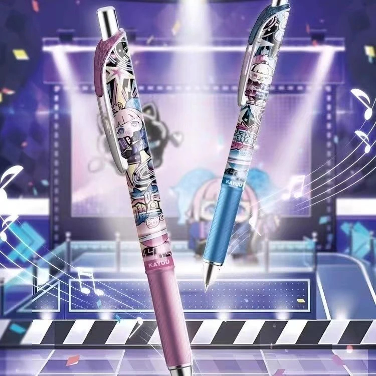 卡游蛋仔派对狂欢版第2弹中性笔派对笔记盲盒笔纪按动联名笔正版