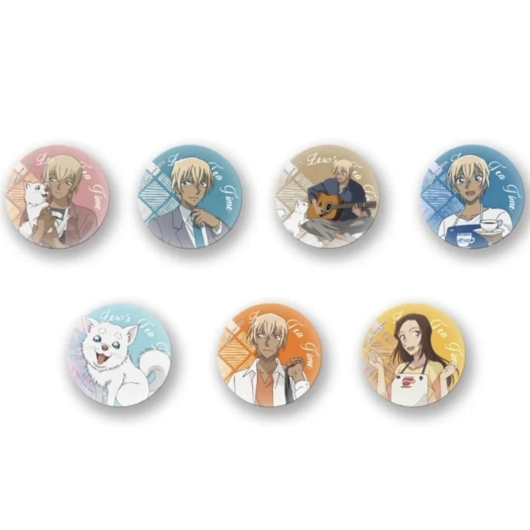 名侦探柯南韩国零茶吧唧徽章日谷盲盒【代拆】