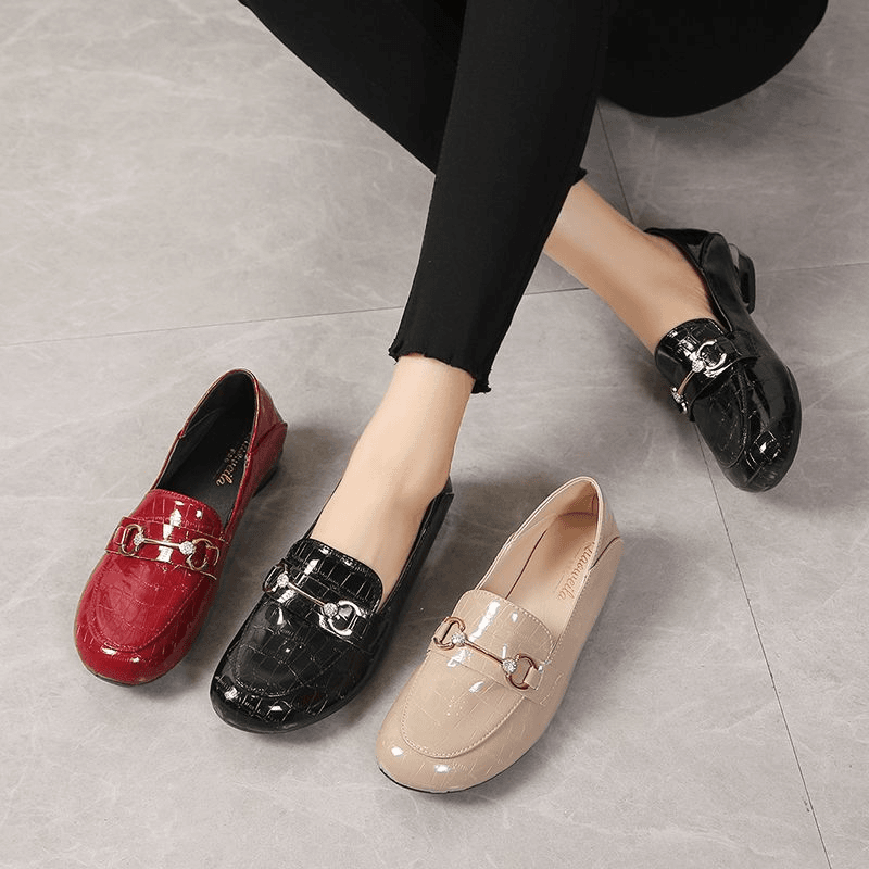 205软底风百搭平底英伦风女鞋