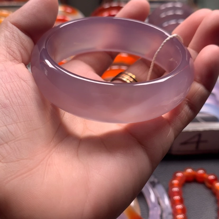 【闪购商品】玛瑙/玉髓手镯未镶嵌爱****图