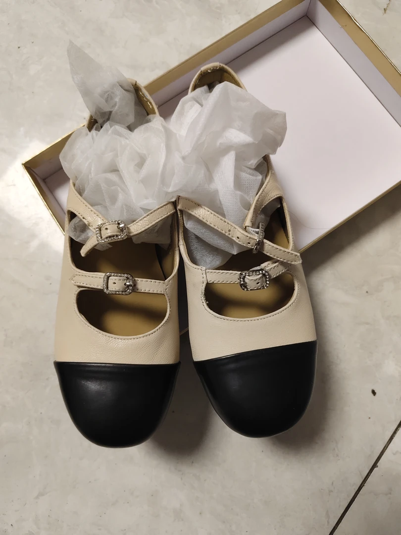 舒适休闲时尚鞋户外透气耐磨轻便玛丽珍百搭一字带方头粗跟