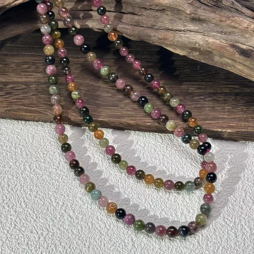 【祁恩珠宝】老矿碧玺6m多圈D061201——多样性发单一