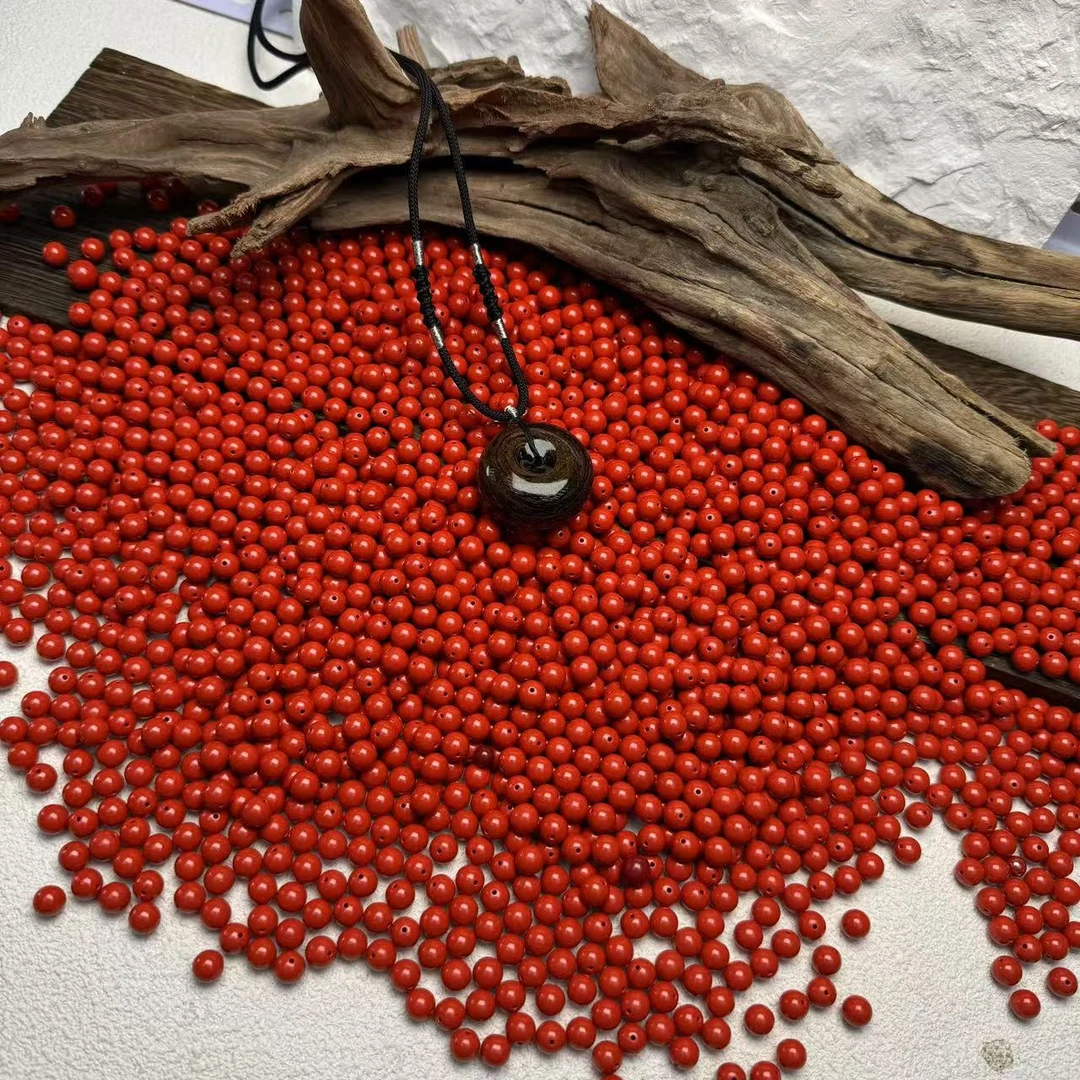 【祁恩珠宝】黄色平安扣DIY辰砂D091806-多样性发单一