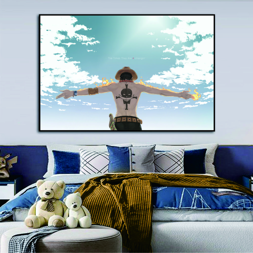 《展臂艾斯》高清晶瓷客厅卧室儿童房电竞房装饰画L-99-50*100