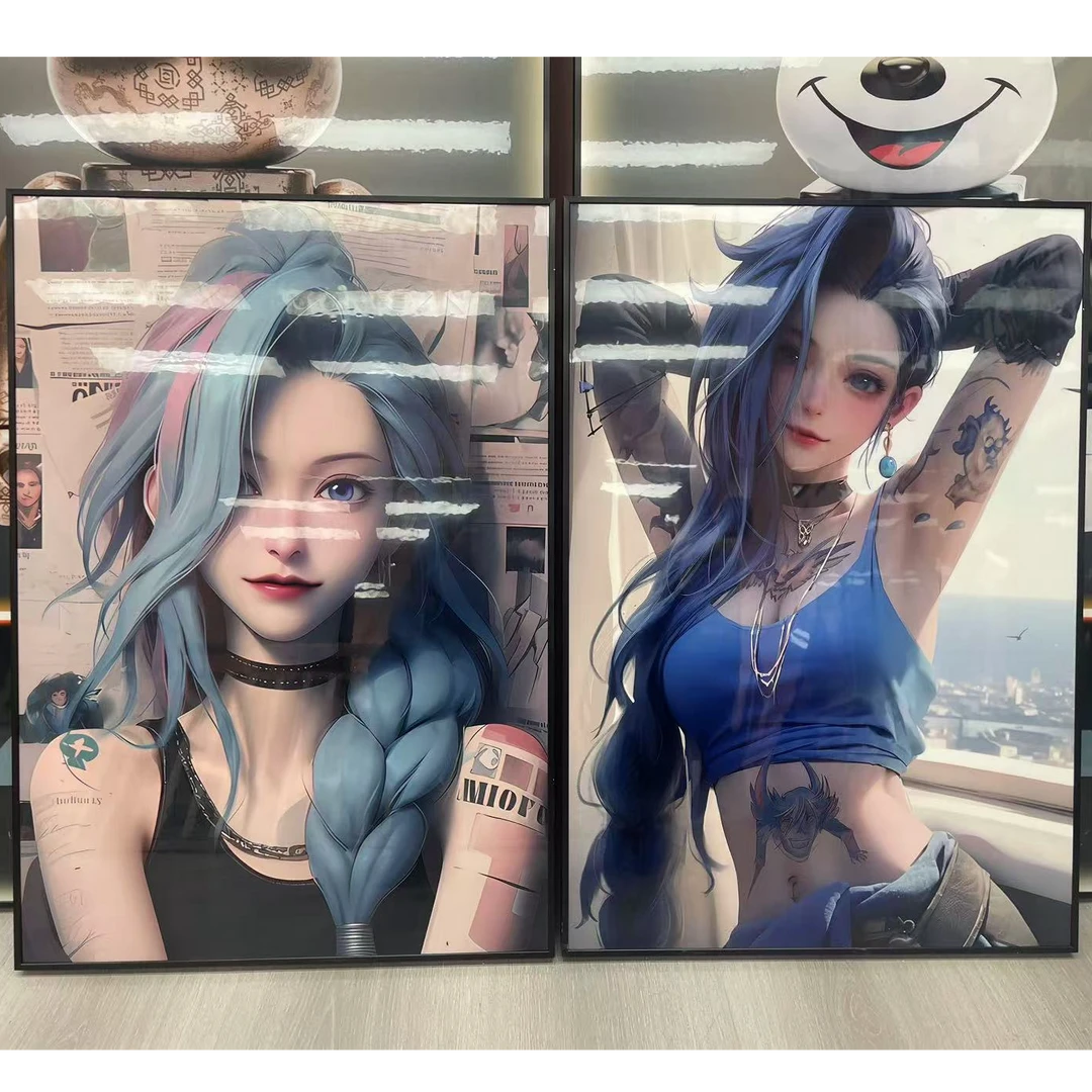 《PVC金克丝两联》现代动漫装饰画30*40*2