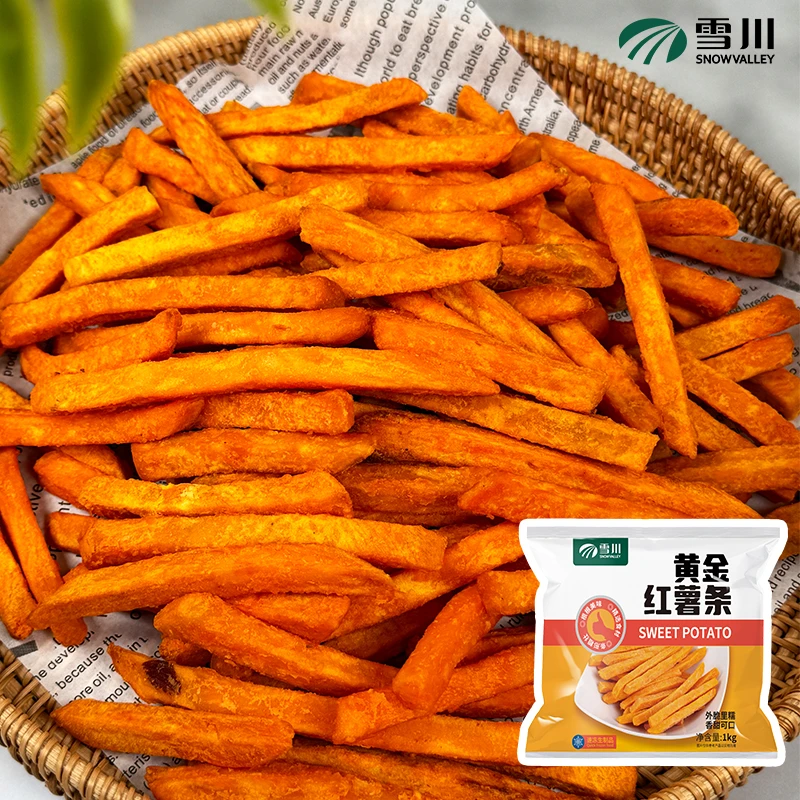 【黄金红薯条】半成品冷冻红薯蜜薯红薯条地瓜条空气炸锅薯条1kg
