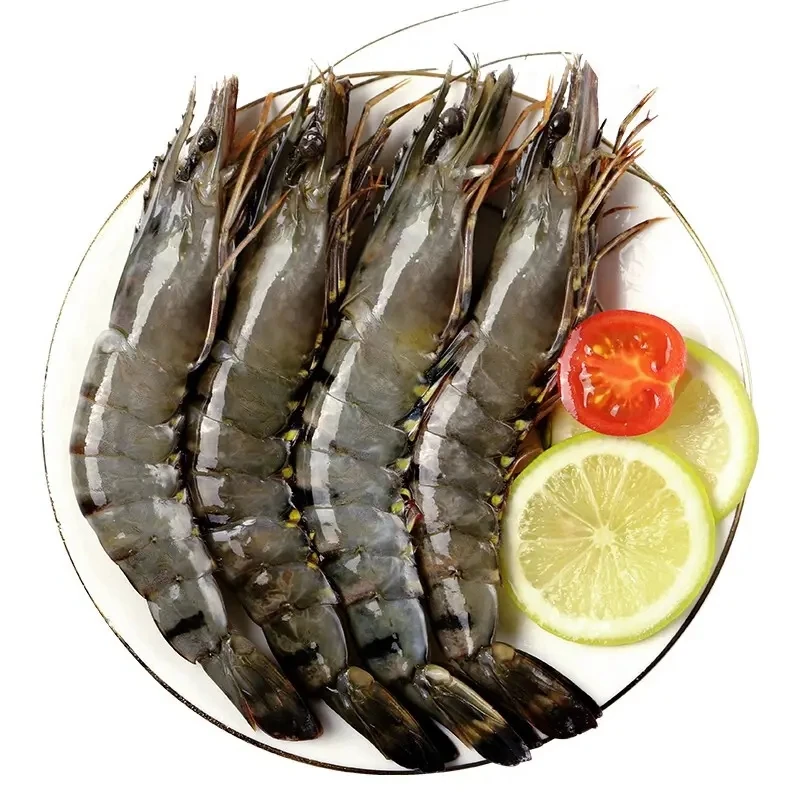3斤黑虎虾14-16公分 海水金刚虾活虾速冻肉质鲜美 带冰保鲜发货 Z