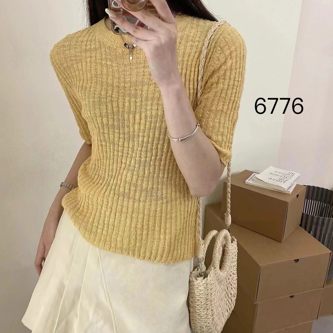 6776 WANGDAN（部分无洗水唛介意慎拍) 新款针织衫