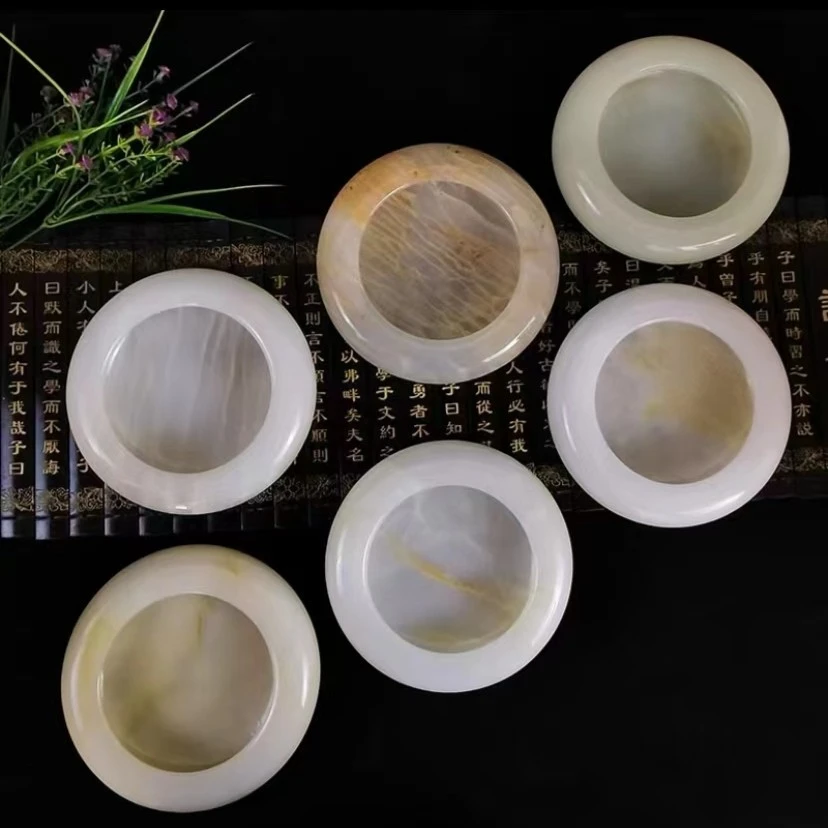 阿富汗石头烟灰缸带礼盒 尺寸：15*3cm XT276