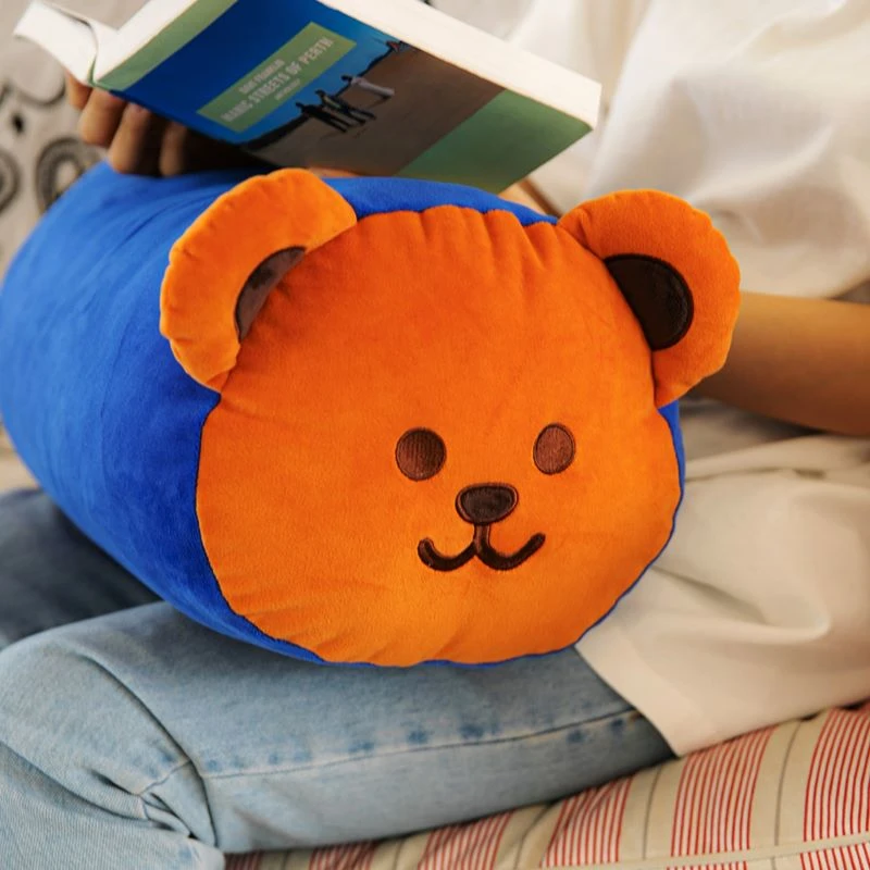 wigglewiggle2024新款圆筒沙发靠垫抱枕iins风可爱沙发靠背垫学生