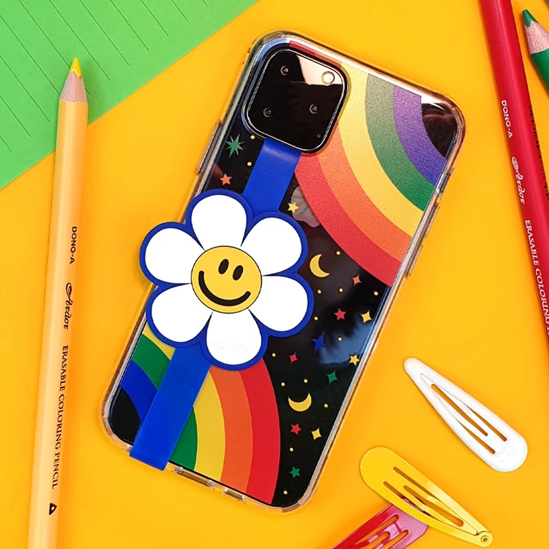 wigglewiggle手机腕带女可爱卡通背贴可拆创意小众防摔ins全包