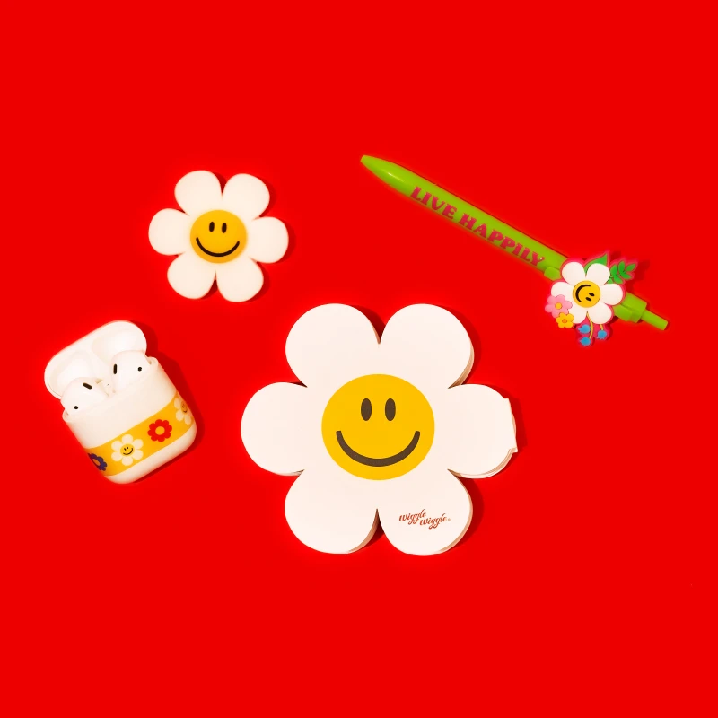 wigglewiggle贺卡折叠留言卡空白祝福鲜花卡可爱立式对折创意卡