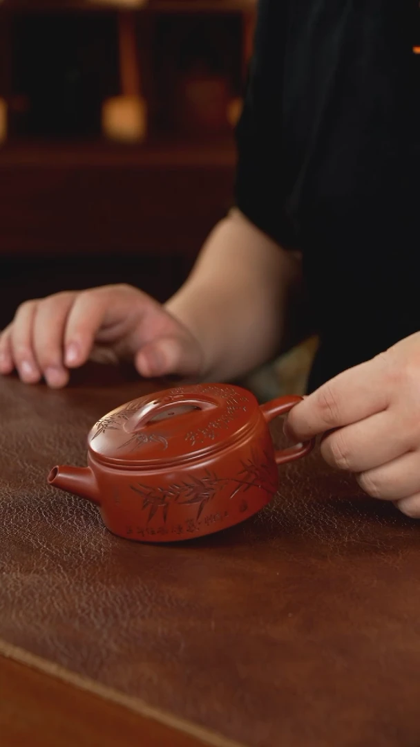 【闪购商品】紫砂茶壶170cc顾氏手工紫砂