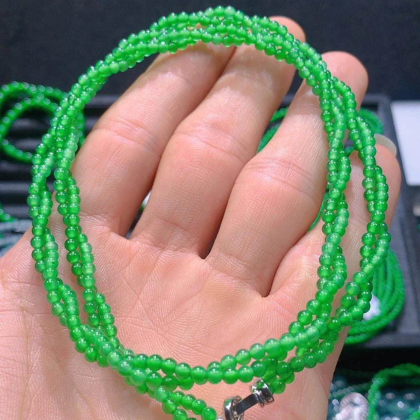【闪购商品】翡翠手链未镶嵌天然翡翠3.0