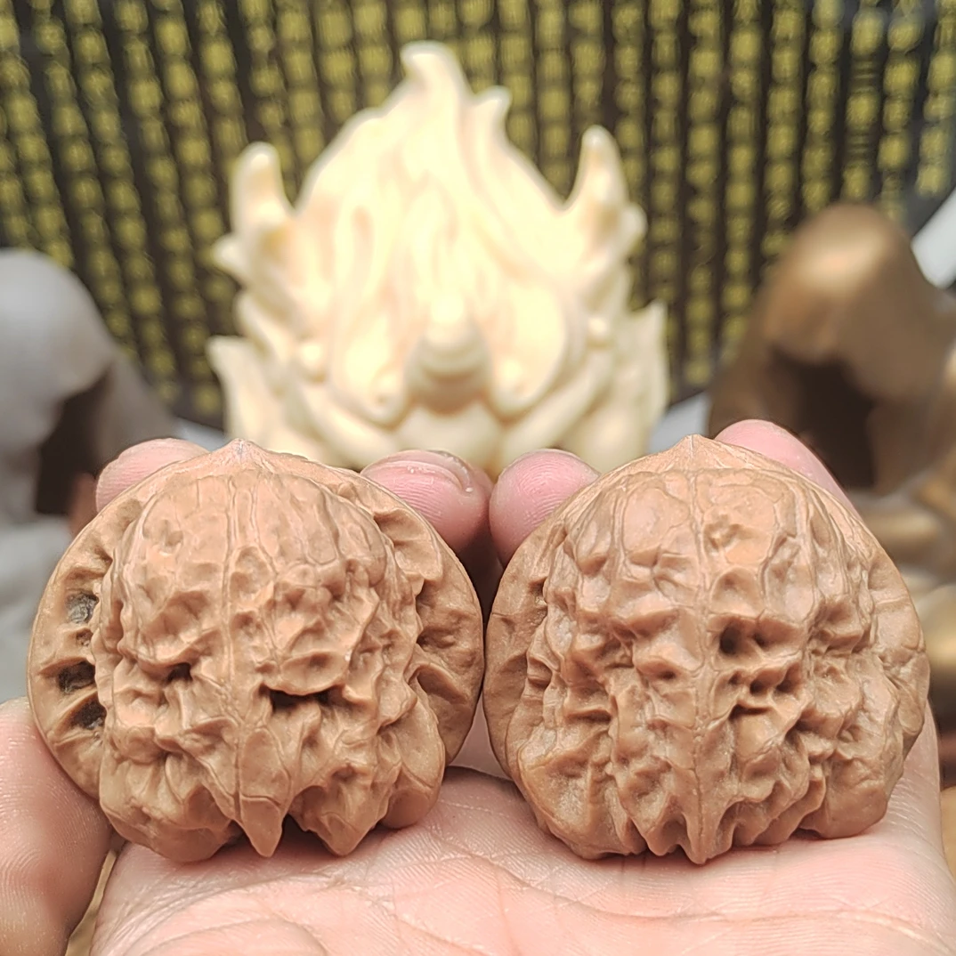 《达摩狮子头》全品无修43尺超稀有高端小众核桃