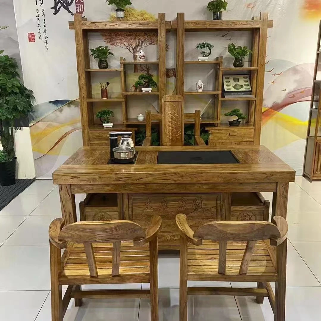 榆木茶桌 北方榆木