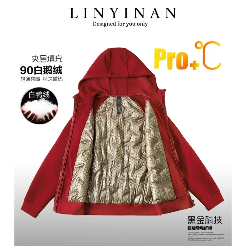 门店1099!细节控!鹅绒+黑金+羊毛+蚕丝+导电丝 五防鹅绒服