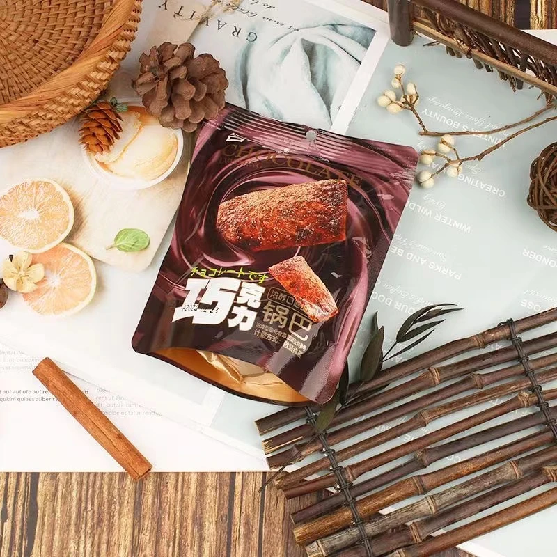 吕一鸣巧克力锅巴脆香解馋零食宿舍网红爆款休闲小吃膨化食品