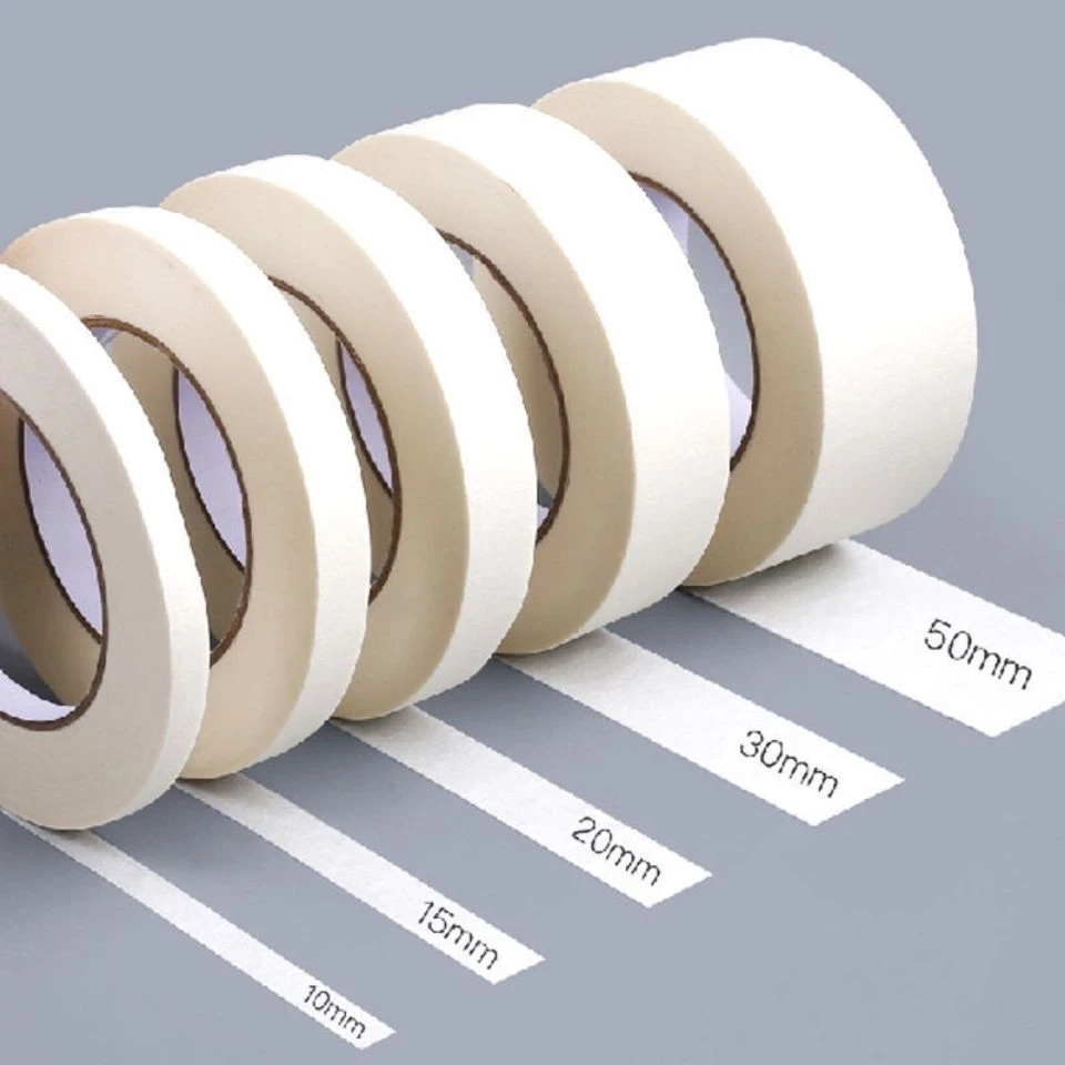 整箱工厂直销中粘美纹纸胶带批发喷漆美缝装修分色纸遮蔽美术