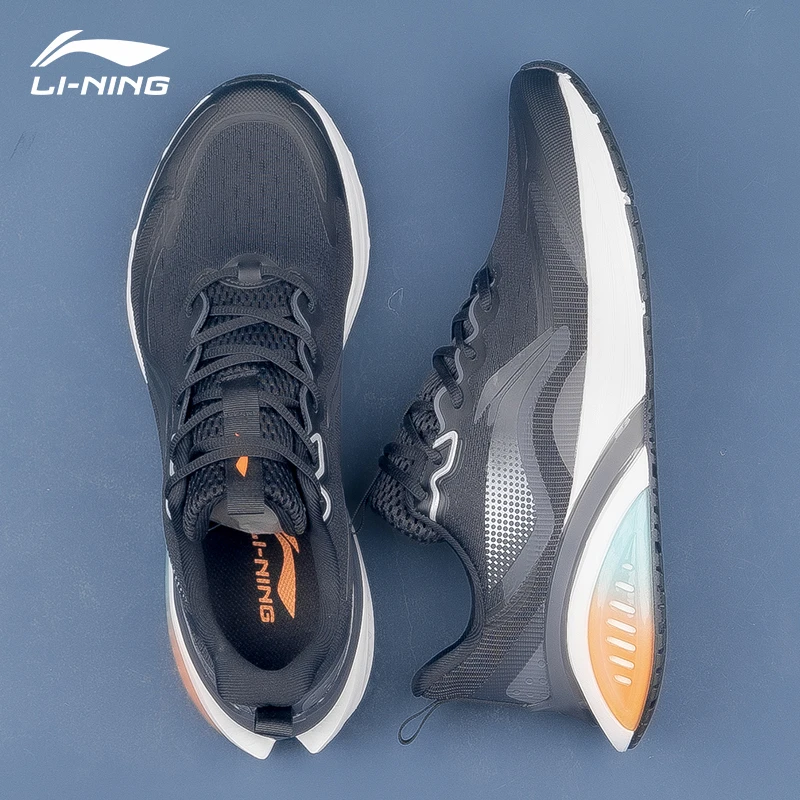 LI-NING/李宁新款男士运动鞋网面透气舒适时尚休闲减震耐磨跑步鞋