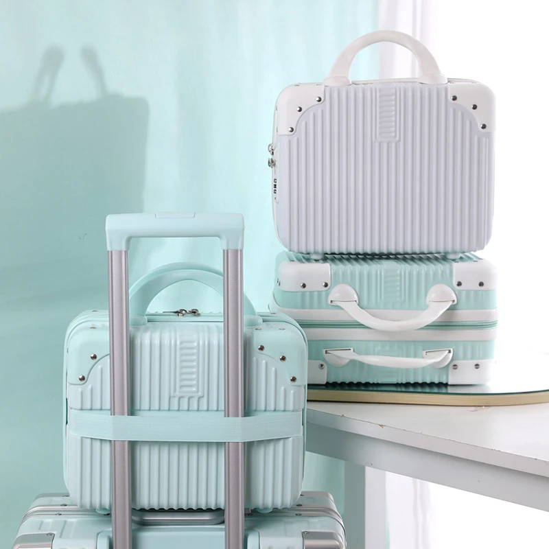 手提行李箱化妆包女14寸小箱子16寸密码收纳箱工具箱可登机旅行箱