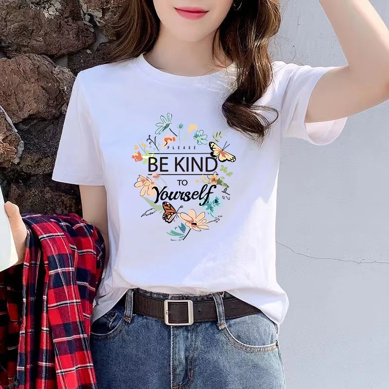 【高品质欧货】超划算优质纯棉短袖T恤 宽松百搭圆领上衣