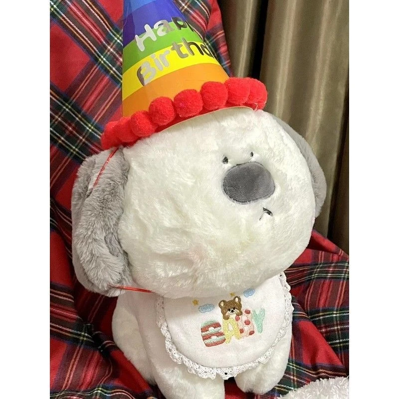 可爱大鼻狗毛绒玩具憨憨狗公仔超萌小狗床上舒适抱枕生日礼物女