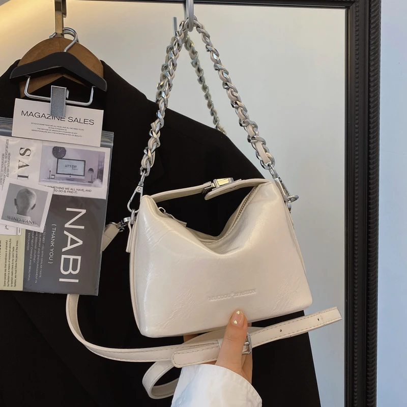 2024春夏新款手提便当包高级感时尚百搭女包单肩斜挎简约休闲通勤