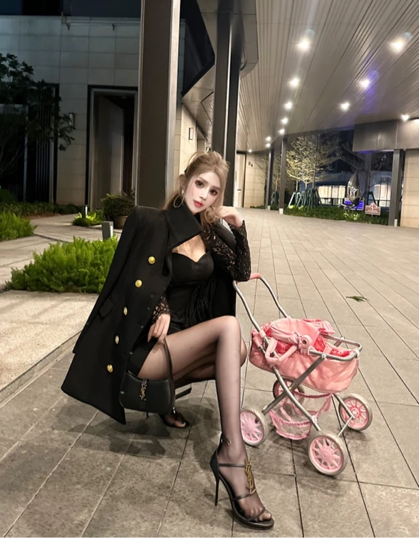 高级感财阀千金加棉外套